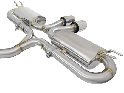 aFe Takeda 3" to 2-1/2" 304SS Cat-Back Exhaust | 2017-2021 Honda Civic Si Coupe (49-36618)