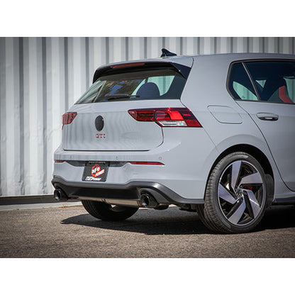 aFe Power Gemini XV 3" to 2.5" Stainless Steel Cat-Back Exhaust | 2022-2023 Volkswagen GTI MK8 (49-36451)