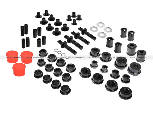aFe Control - Control Arm Bushing/Sleeve Set 2006-2013 Chevrolet Corvette C6 Z06/ZR1 - Black (470-401002-B)