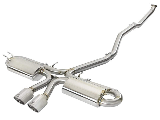 aFe Takeda 3" to 2-1/2" 304SS Cat-Back Exhaust | 2017-2021 Honda Civic Si Coupe (49-36618)