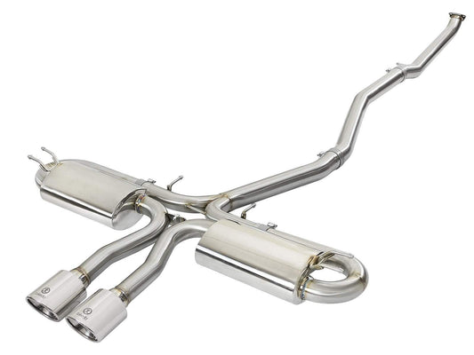 aFe Takeda 3" to 2-1/2" 304SS Cat-Back Exhaust | 2017-2021 Honda Civic Si Sedan (49-36621)