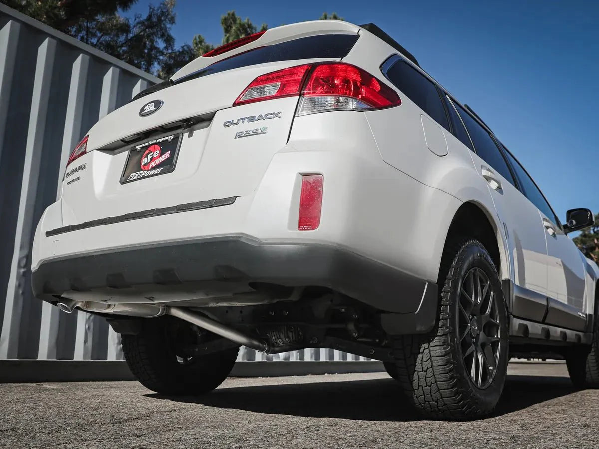 aFe Power Takeda 2-1/2 IN 304 Stainless Steel Cat-Back Exhaust System 2010-2014 Outback w/ 2.5L Engine