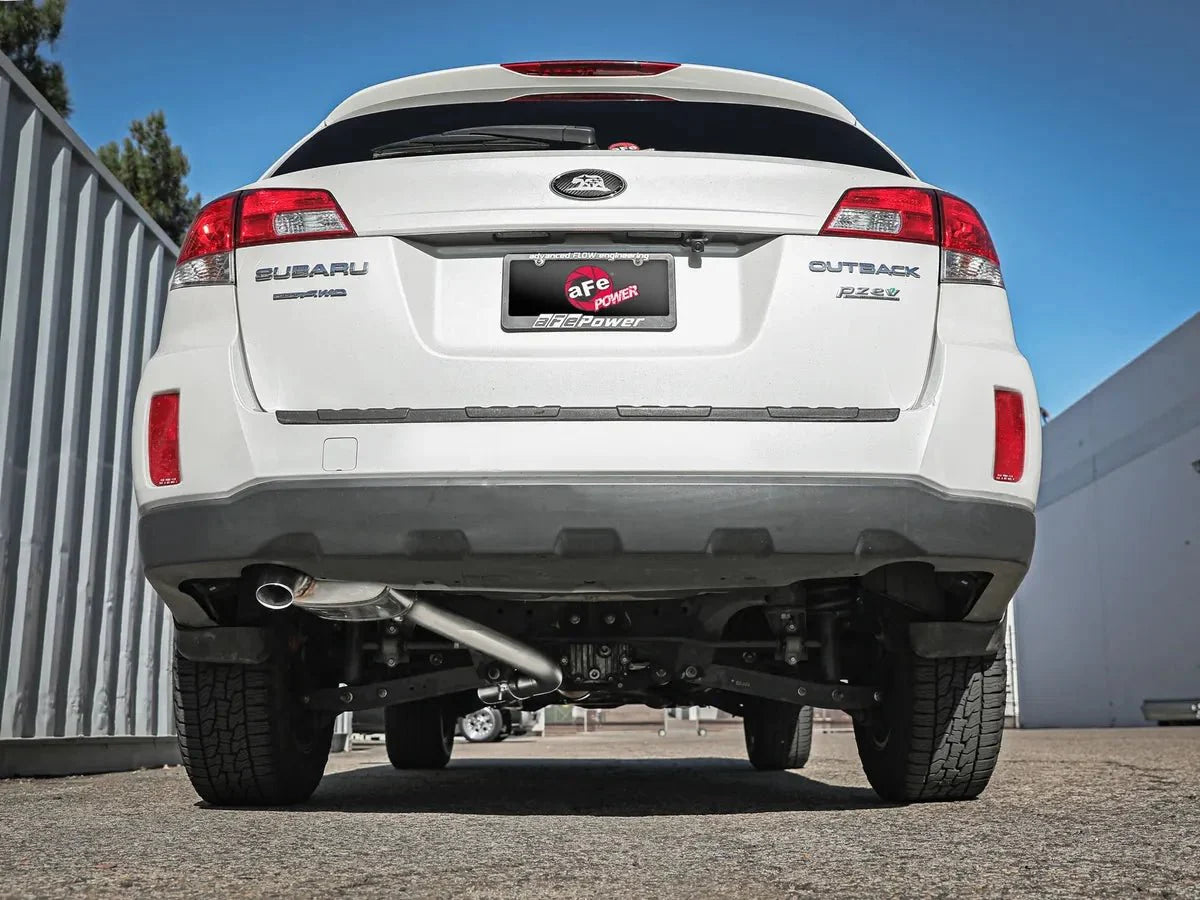 aFe Power Takeda 2-1/2 IN 304 Stainless Steel Cat-Back Exhaust System 2010-2014 Outback w/ 2.5L Engine