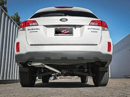 aFe Power Takeda 2-1/2 IN 304 Stainless Steel Cat-Back Exhaust System 2010-2014 Outback w/ 2.5L Engine