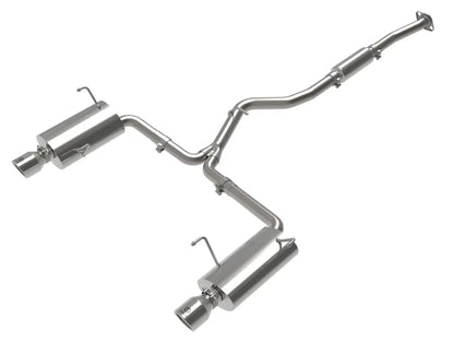 aFe Power Takeda 2-1/2 IN to 2-1/4 IN 304 Stainless Steel Cat-Back Exhaust System w/ Polished Tips 2014-2018 Forester w/ 2.0L Turbo Engine