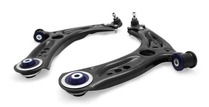 SuperPro 2015 Volkswagen Golf R Base Front Control Arm Lower Assembly Kit (Add. Positive Caster)