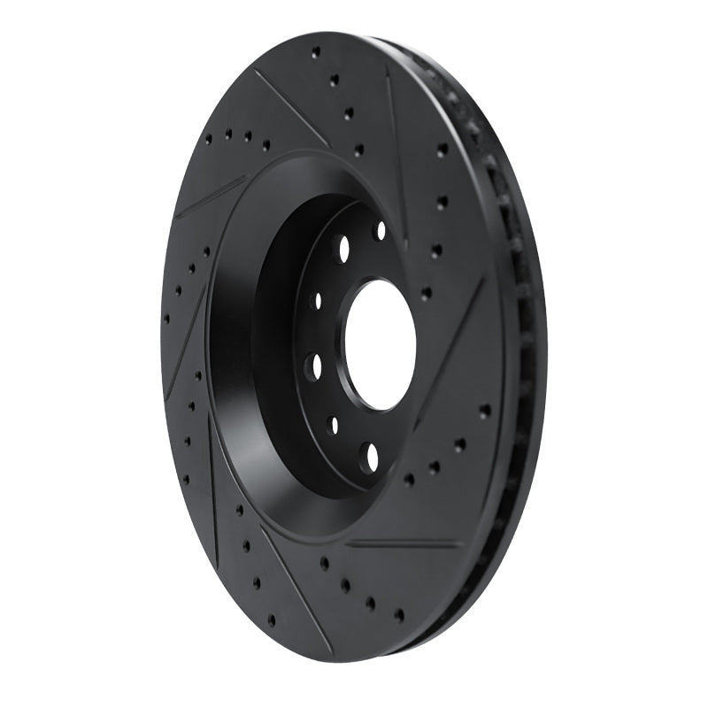 DFC D&S Black Brake Rotor (FRONT LEFT): Jeep Wrangler (18-25)