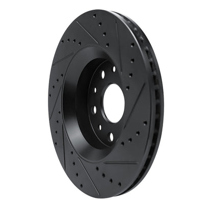 DFC D&S Black Brake Rotor (FRONT LEFT): Jeep Wrangler (18-25)