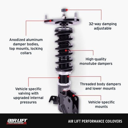 Air Lift Performance Coilovers for 2017-2023 Tesla Model 3 AWD