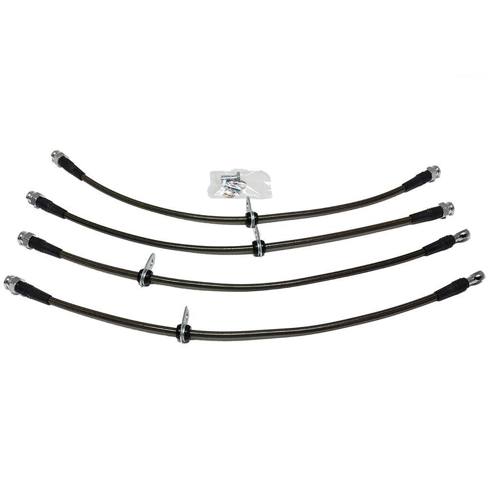 AMS Stainless Steel Brake Line Kit | 2008-2015 Mitsubishi Evo X (AMS.04.01.0004-1)