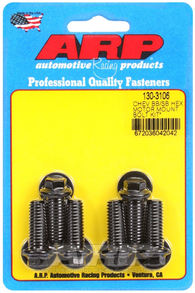 ARP Motor Mount Bolt Kits | Multiple Chevrolet Fitments (130-3106)