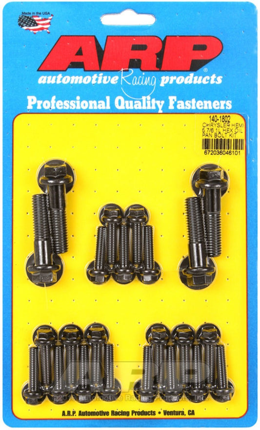 ARP Oil Pan Bolt Kits | Multiple Chrysler Fitments (140-1802)