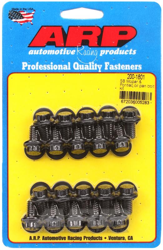 ARP Oil Pan Bolt Kits | Multiple Mopar/Pontiac Fitments (200-1801)