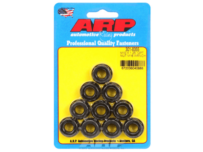 ARP M10 x 1.25 16mm 12pt Nut Kit (Set of 10) (301-8355)
