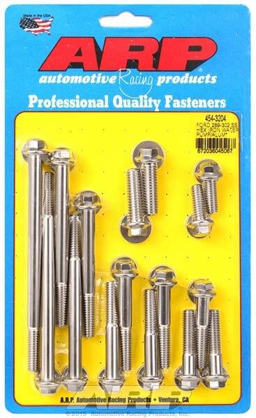 ARP Timing/Water Pump Bolt Kit | Multiple Ford Fitments (454-3204)