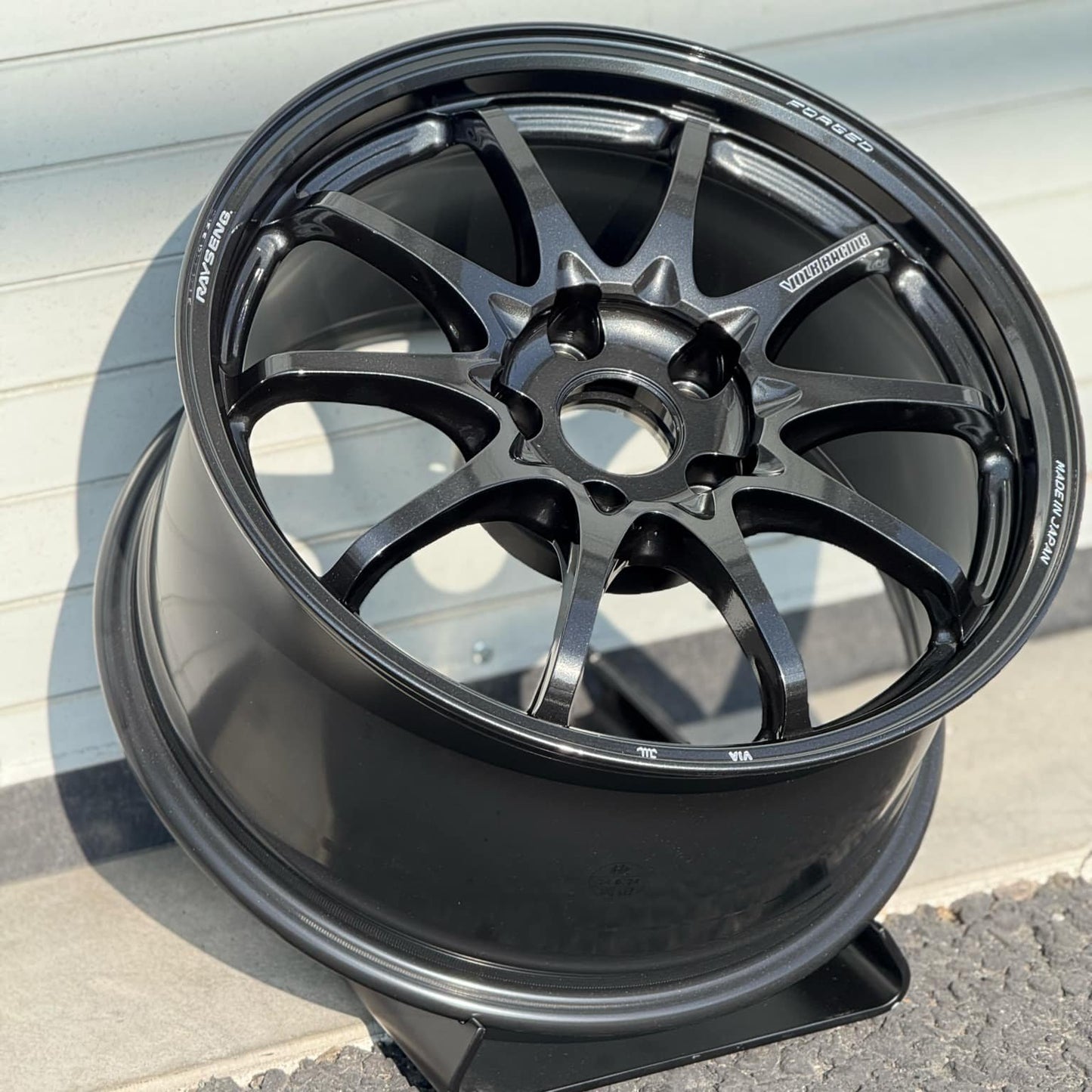 Volk Racing CE28N-Plus 17x9 +45 5x114.3 Diamond Dark Gunmetal (SET)