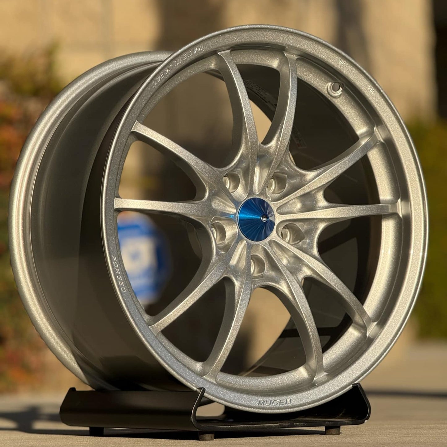 Mugen MF10 18x9.5 +45 5x114.3 Silver (SET)