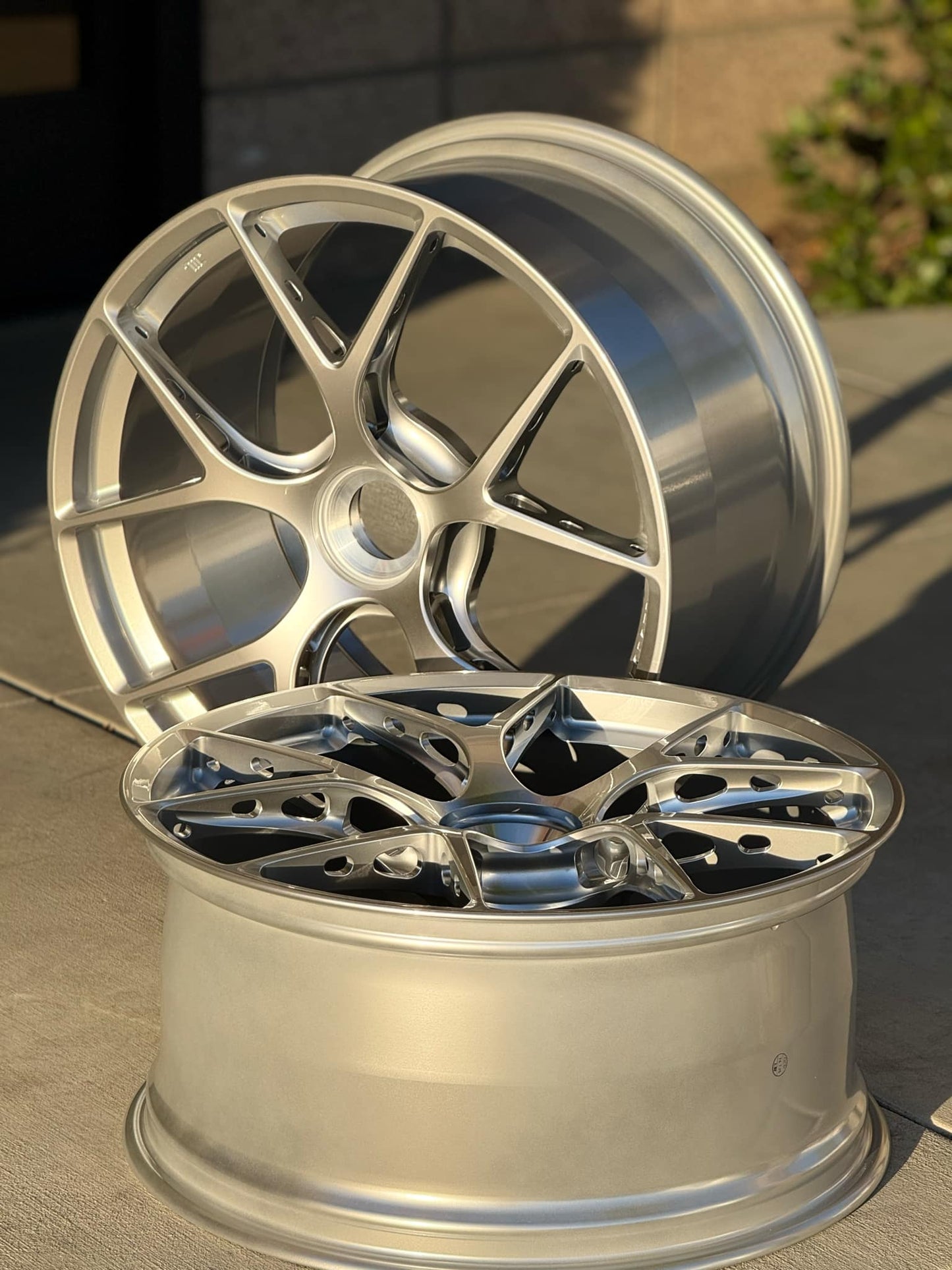 BBS FI-R Evo 20x9.5 +44, 21x12 +70 CL Diamond Silver (SET)