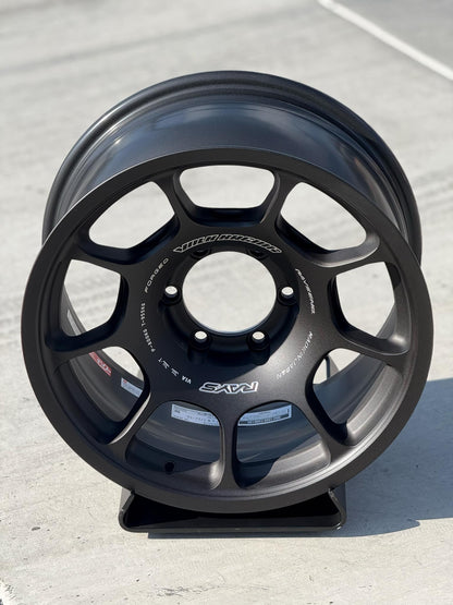 Volk Racing ZE40X 17x8.5 -10 6x139.7 Blast Black (SET)