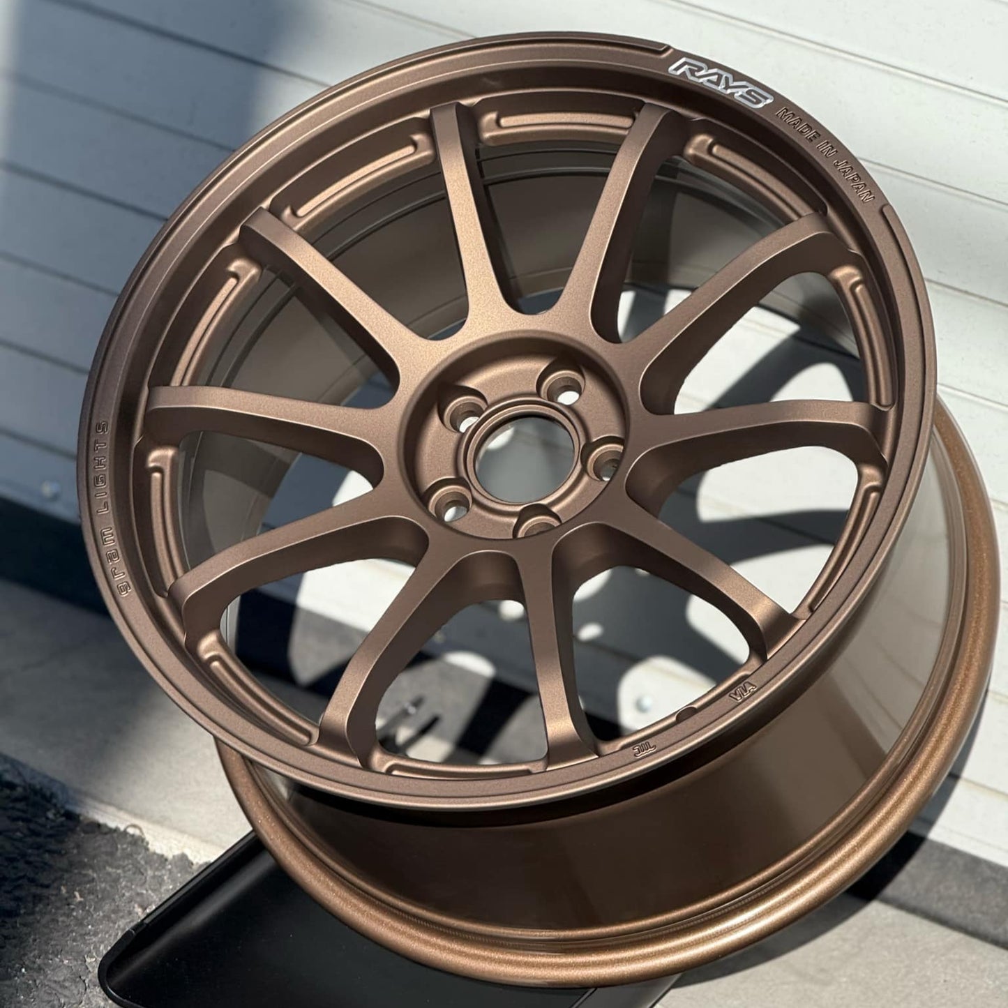 Gram Lights 57NR 18x9.5 +45 5x100 Dark Bronze (SET)