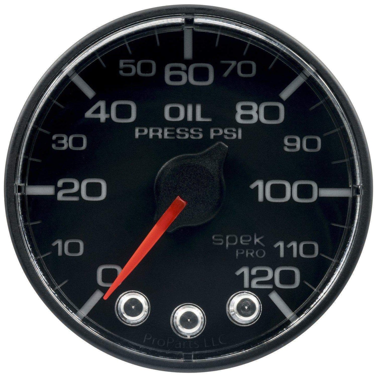Autometer Spek-Pro 2 & 1/16" Oil Press Gauge 120PSI
