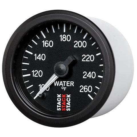 AutoMeter Stack 52mm 100-260 Deg F 1/8in NPTF Male Pro Stepper Motor Water Temp Gauge (ST3308)