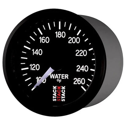 AutoMeter Stack 52mm 100-260 Deg F 1/8in NPTF Male Pro Stepper Motor Water Temp Gauge (ST3308)