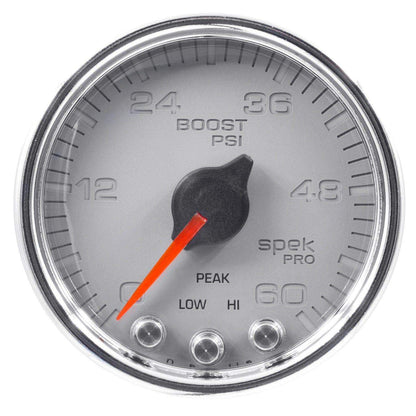 Autometer Spek-Pro 2 & 1/16" Boost Gauge 60PSI