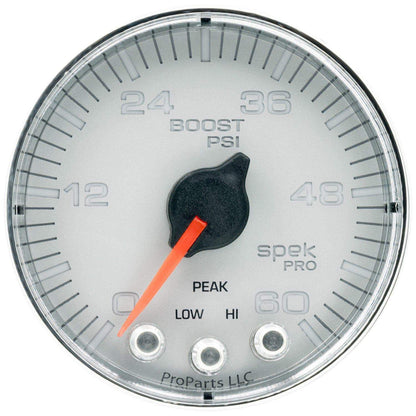 Autometer Spek-Pro 2 & 1/16" Boost Gauge 60PSI