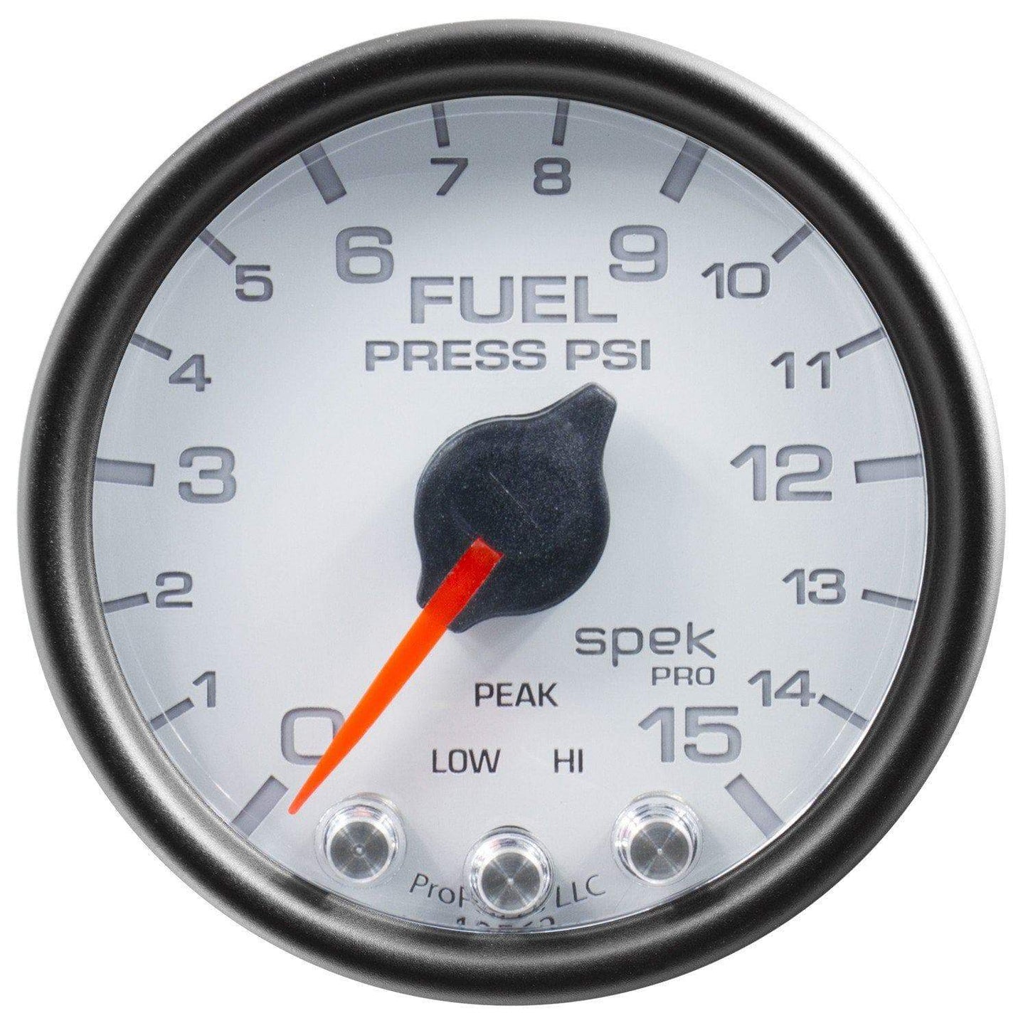 Autometer Spek-Pro 2 & 1/16" Fuel Press Gauge 15PSI