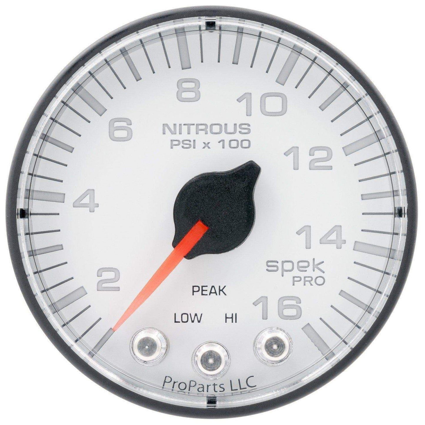 Autometer Spek-Pro 2 & 1/16" Nitrous Press Gauge 1600PSI