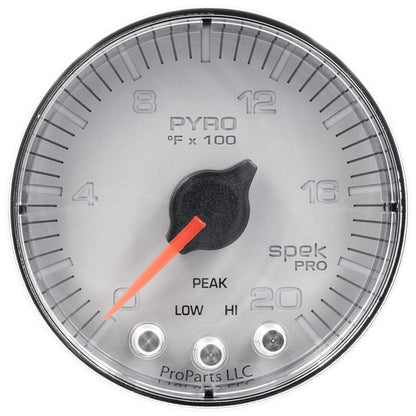 Autometer Spek-Pro 2 & 1/16" Pyro. (EGT) Gauge 0-2000F
