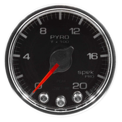 Autometer Spek-Pro 2 & 1/16" Pyro. (EGT) Gauge 0-2000F