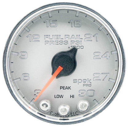 Autometer Spek-Pro 2 & 1/16" Rail Press Gauge 30KPSI
