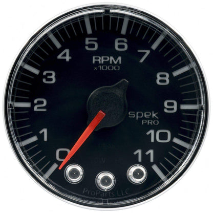 Autometer Spek-Pro 2 & 1/16" Tachometer w/ Shift Light 11K RPM