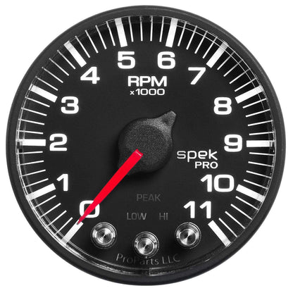 Autometer Spek-Pro 2 & 1/16" Tachometer w/ Shift Light 11K RPM