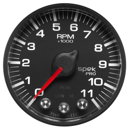 Autometer Spek-Pro 2 & 1/16" Tachometer w/ Shift Light 11K RPM