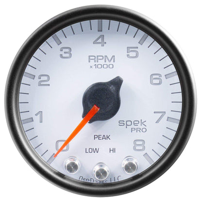 Autometer Spek-Pro 2 & 1/16" Tachometer w/ Shift Light 8K RPM