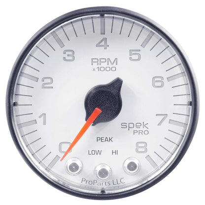 Autometer Spek-Pro 2 & 1/16" Tachometer w/ Shift Light 8K RPM