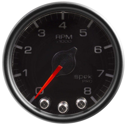 Autometer Spek-Pro 2 & 1/16" Tachometer w/ Shift Light 8K RPM