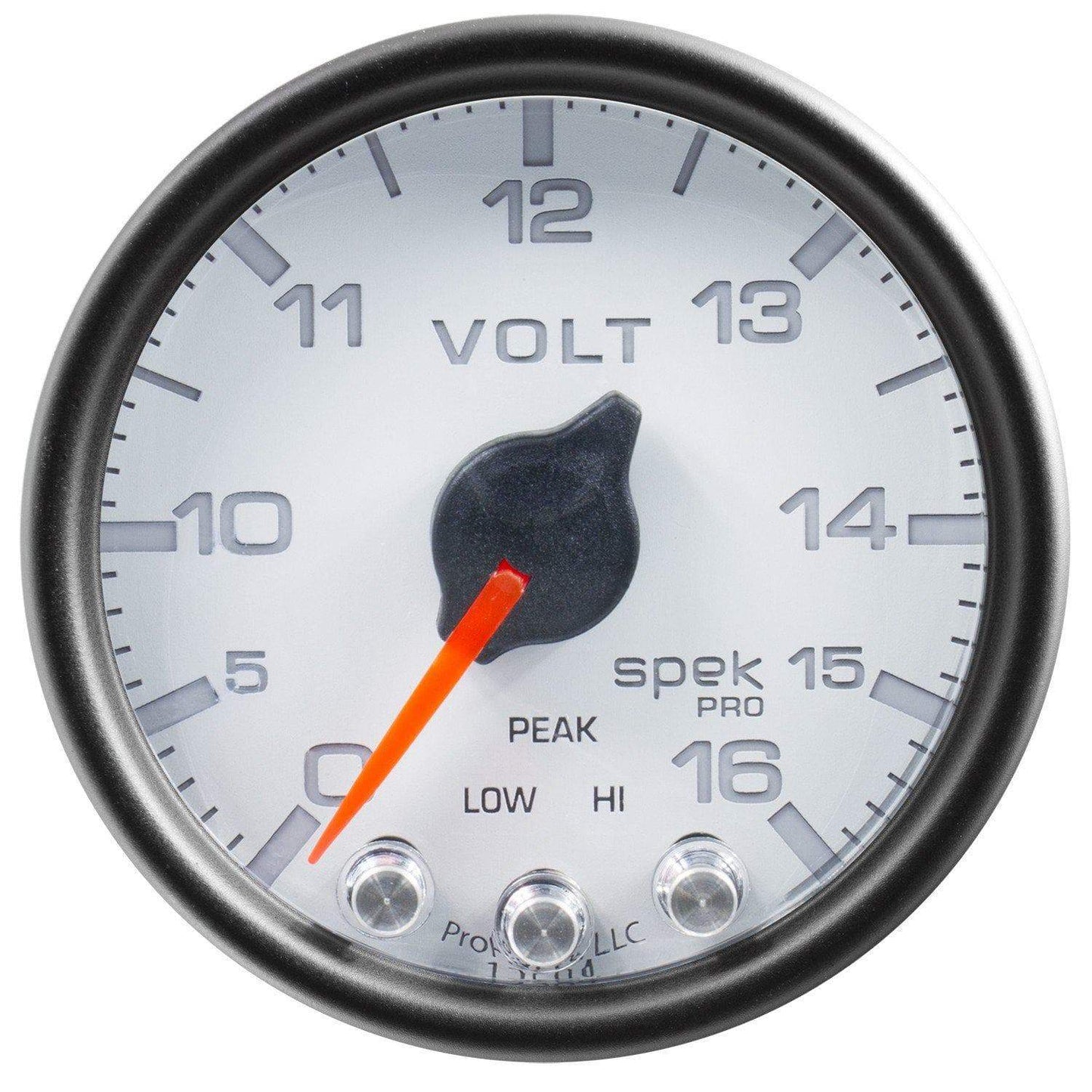 Autometer Spek-Pro 2 & 1/16" Voltmeter Gauge 16V