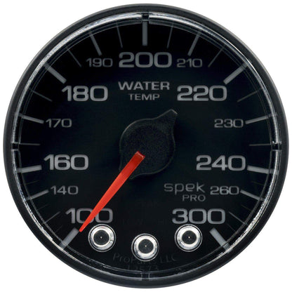Autometer Spek-Pro 2 & 1/16" Water Temp Gauge 100-300F