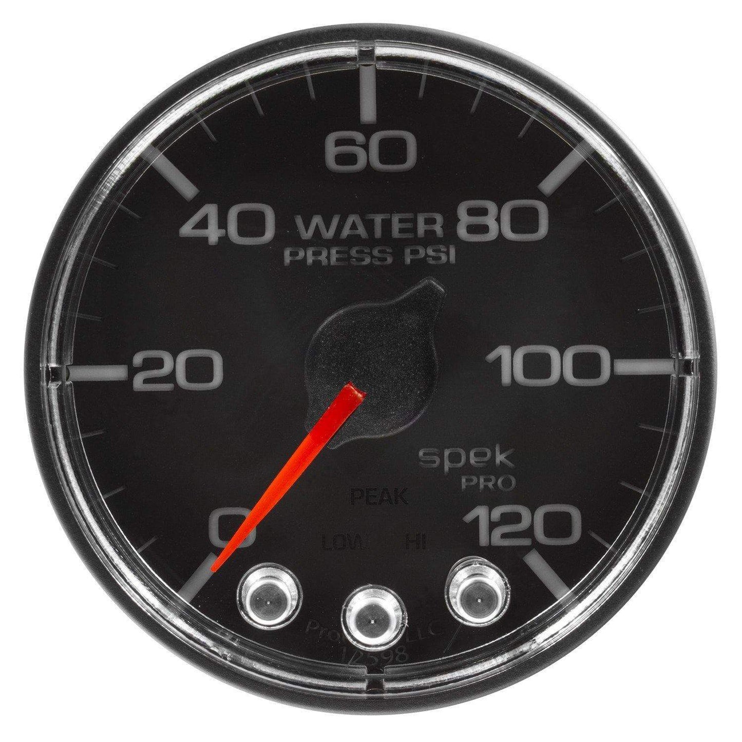 Autometer Spek-Pro 2 & 1/16" Water Press Gauge 120PSI