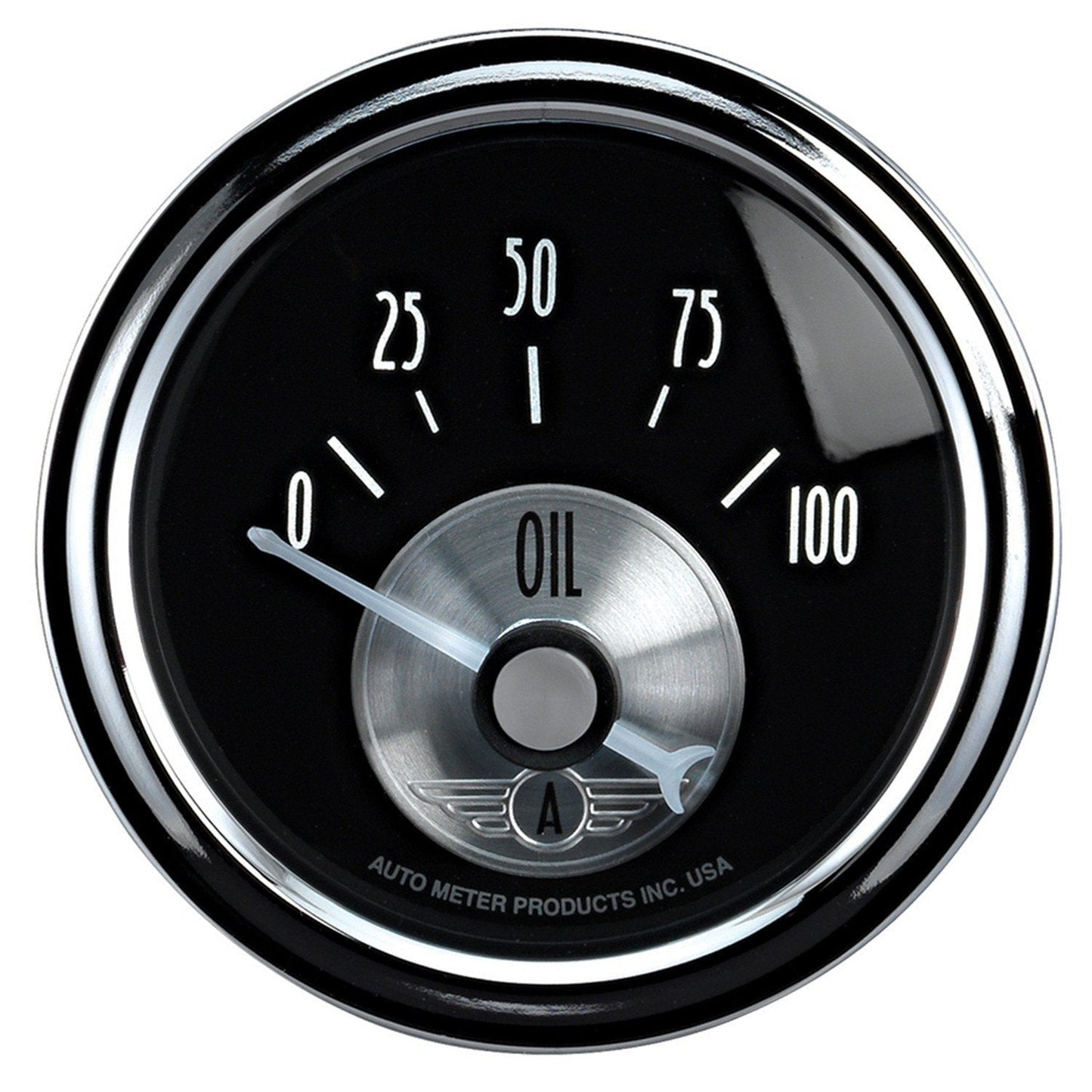 Auto Meter Prestige Black Diamond 52mm Oil Pressure Gauge (2028)