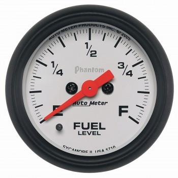 Autometer Phantom Series 2-1/16'' Fuel Level Programmable 0-280 ? Gauge (5710)