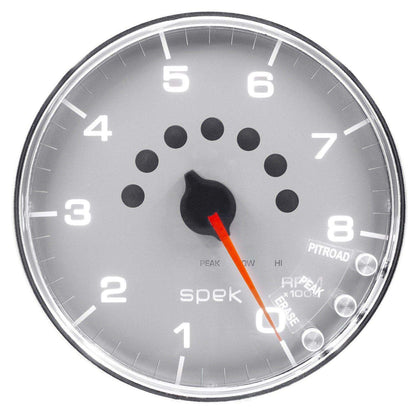 Autometer Spek-Pro 5" Tachometer W/Shift Light 8K RPM