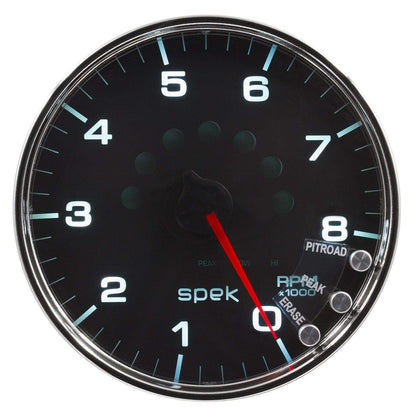 Autometer Spek-Pro 5" Tachometer W/Shift Light 8K RPM