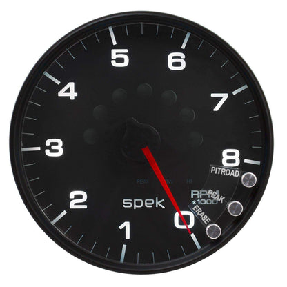 Autometer Spek-Pro 5" Tachometer W/Shift Light 8K RPM