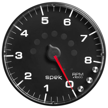 Autometer Spek-Pro 5" Tachometer W/Shift Light 8K RPM