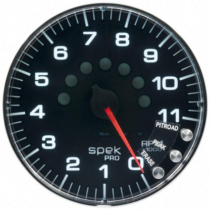 Autometer Spek-Pro 5" Tachometer W/Shift Light 11K RPM